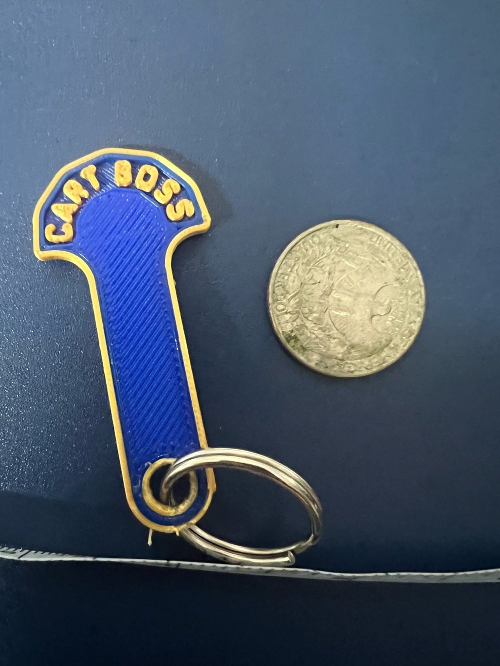 🥰 4/$25- Cart Boss Key Chain - Picture 2 of 6